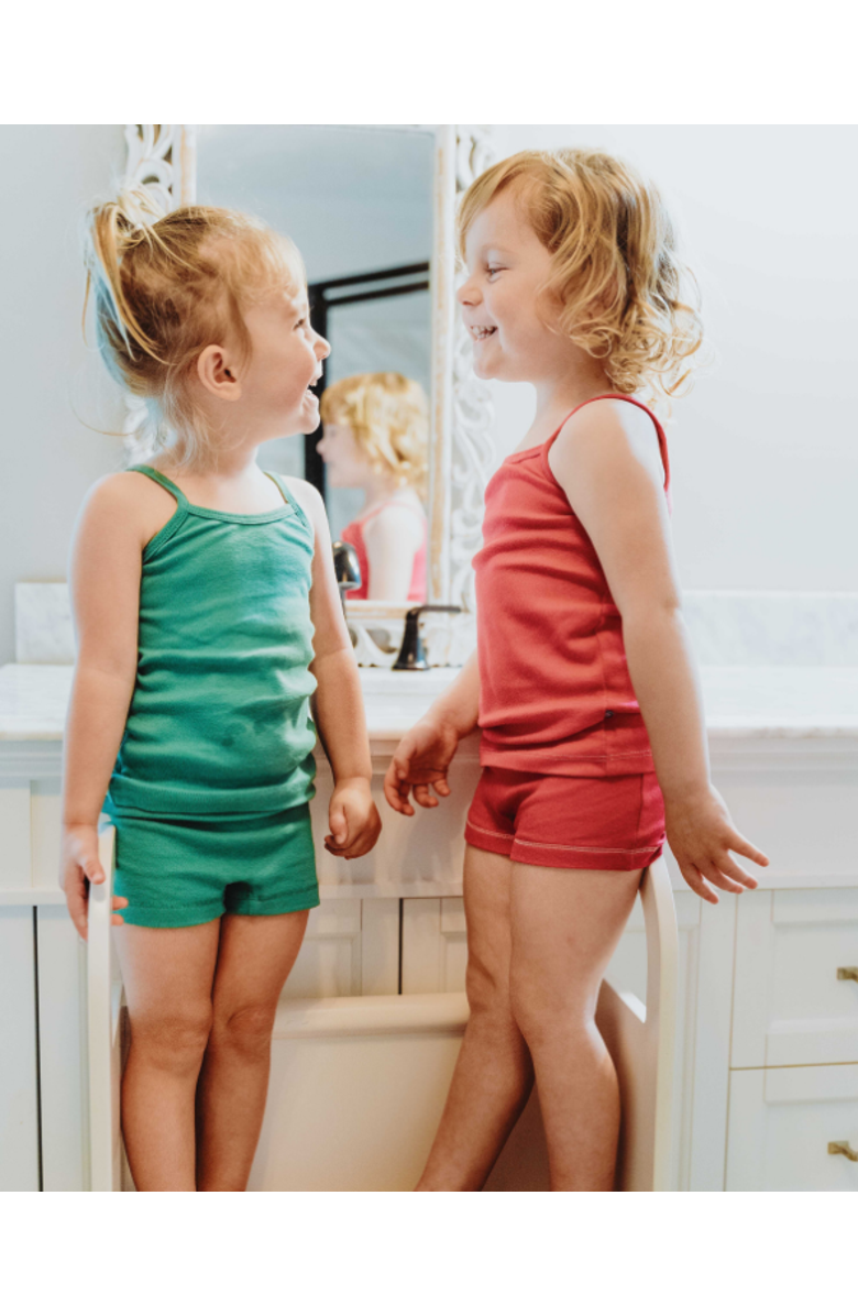 CITY THREADS Girls Soft Cotton Camisole, Alternate, color, Heather Gray