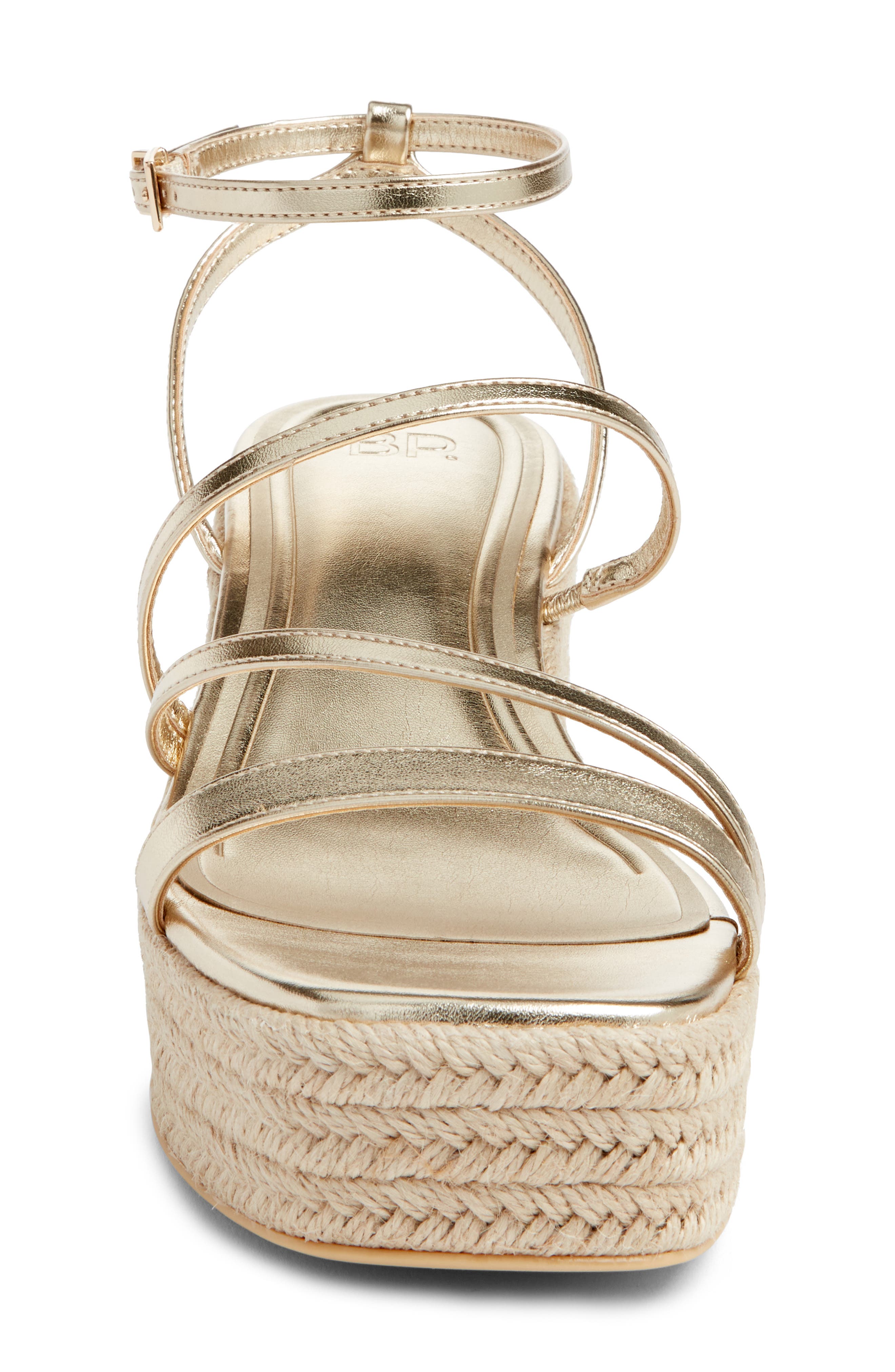 Женские сандалии BP. Coco Espadrille Ankle Strap Platform Wedge Sandal — фото 6