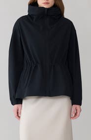 Soia & Kyo Ria Stretch Nylon Jacket with Stowaway Hood