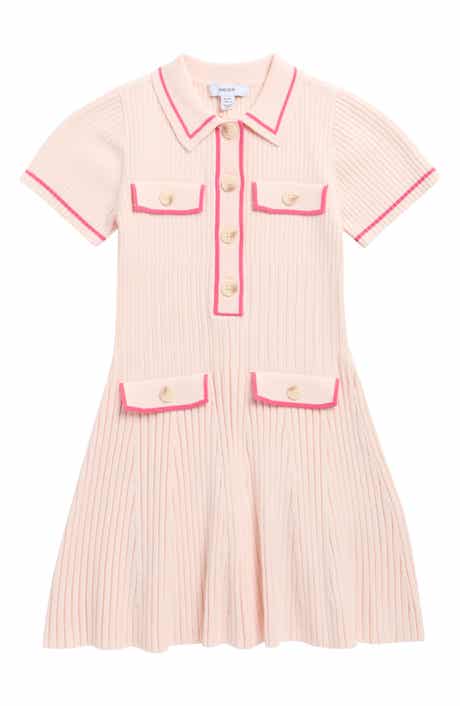 Reiss Kids' Sofia Rib Dress