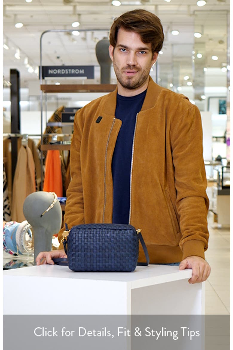 Clare V. Marisol Woven Leather Crossbody Bag (Women) | Nordstrom