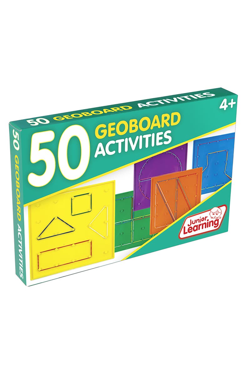 Junior Learning 50 Geoboard Activities, Alternate, color, Multicolored
