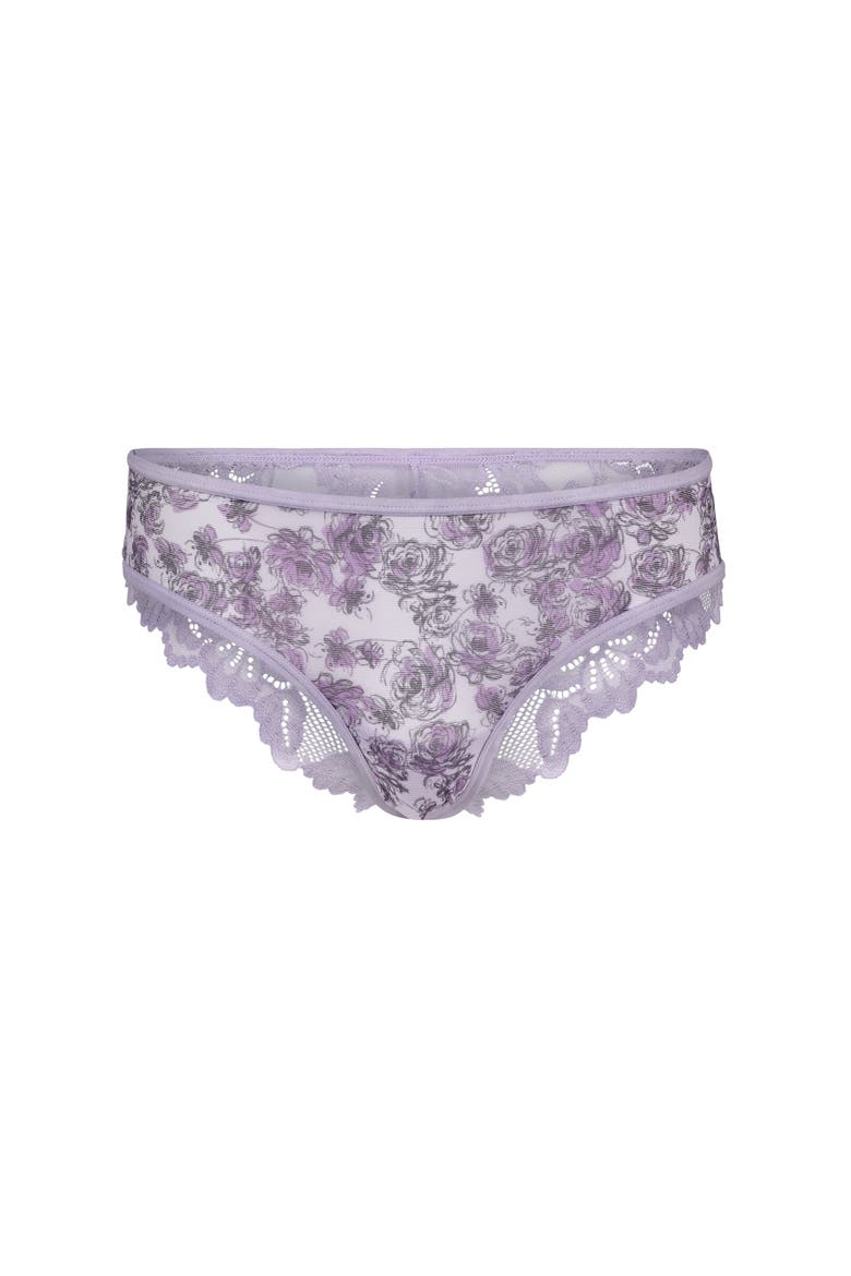 Onita Cheeky Panties, Alternate, color, Floral purple