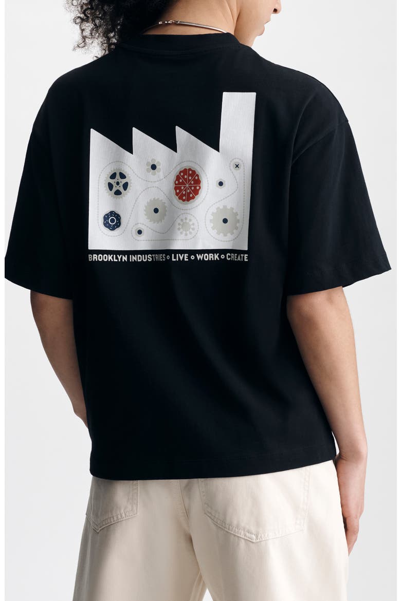 Cotton Graphic T-Shirt, Alternate, color, BLACK