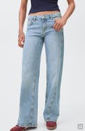 MANGO TEEN Low Rise Wide Leg Jeans