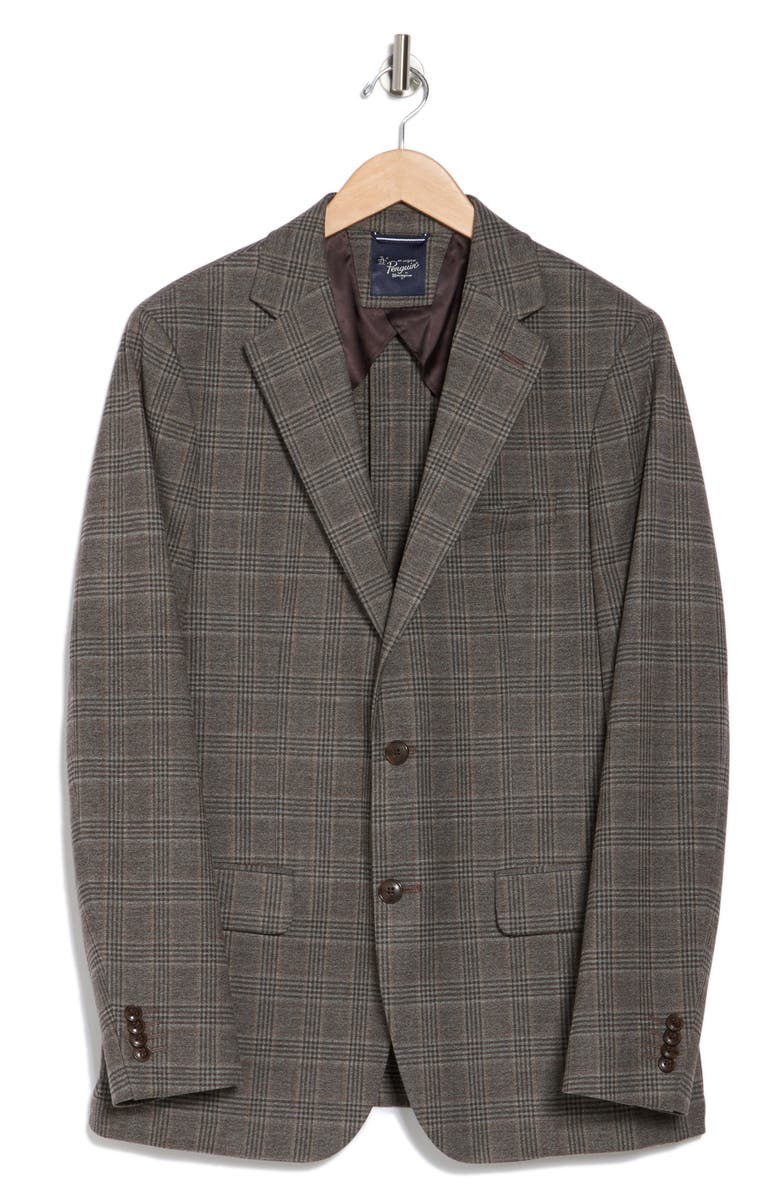 Original Penguin Plaid Single Breasted Two-Button Sport Coat, Alternate, color,