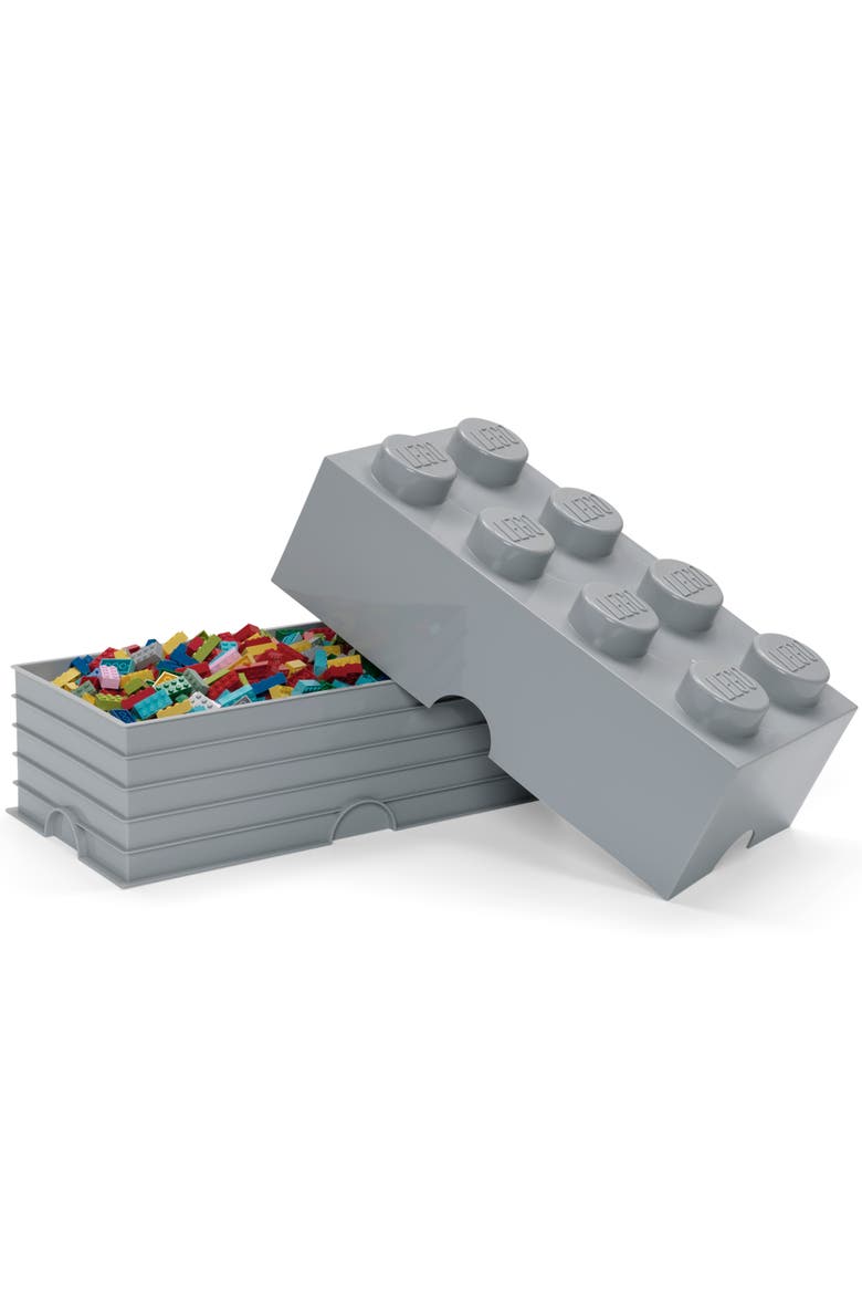 Storage Brick 8 Medium Stone Grey, Alternate, color, Gray