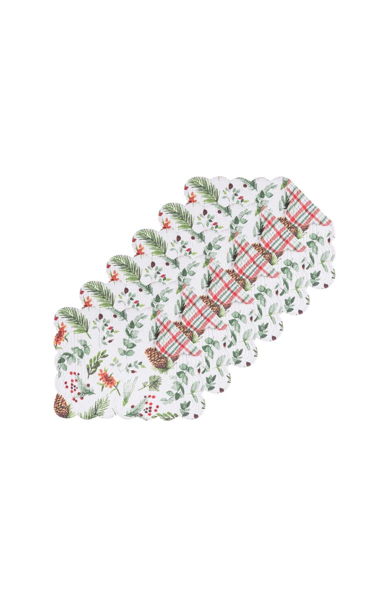 C&F Home Jovie Placemats Set of 6, 13" x 19", Main, color, Yellow