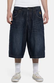 JADED LONDON Kingdom Colossus Baggy Denim Shorts