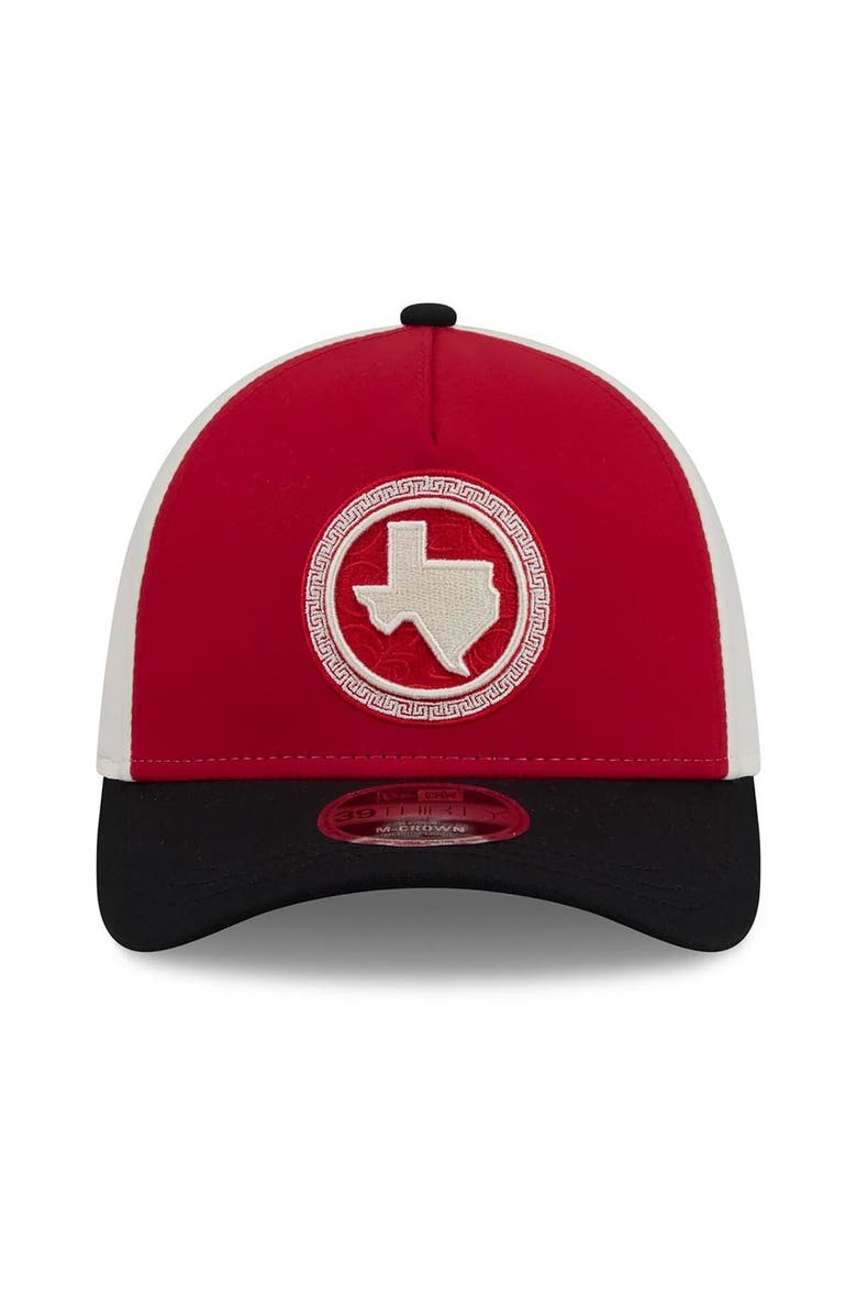 New Era Men's New Era Red/Black Texas Rangers 2026 City Connect M-Crown A-Frame 39THIRTY Flex Hat, Alternate, color, Red