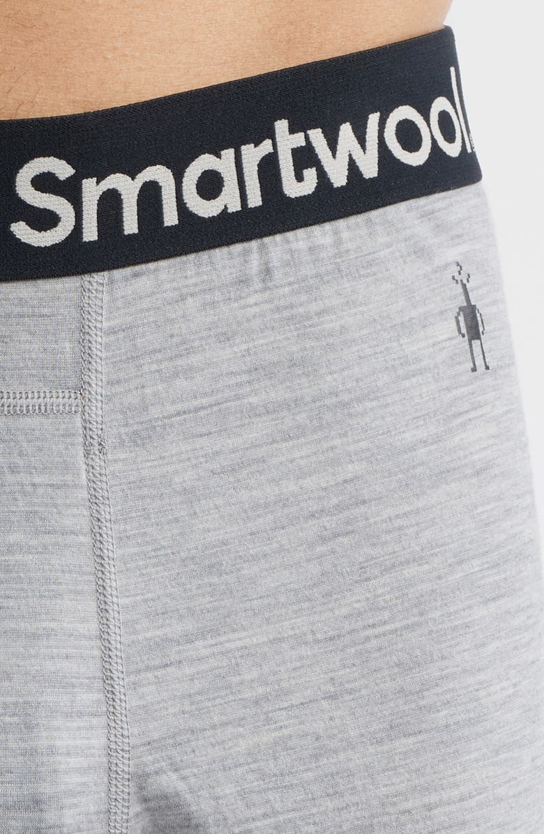 Smartwool Merino Wool Blend Boxer Briefs, Alternate, color, Light Gray Heather