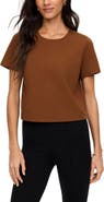 SPANX® Ponte Cropped Crewneck Tee