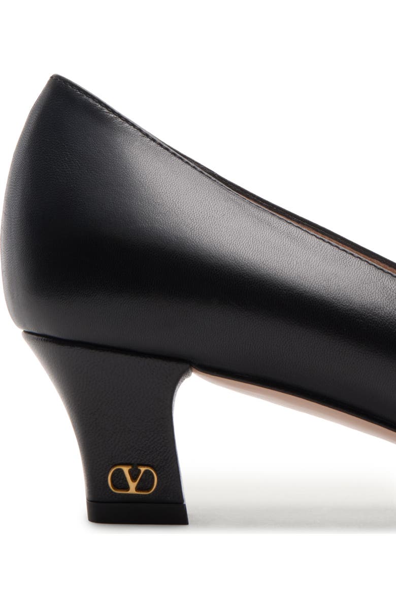 Valentino Garavani Bowow Pump, Alternate, color, Black