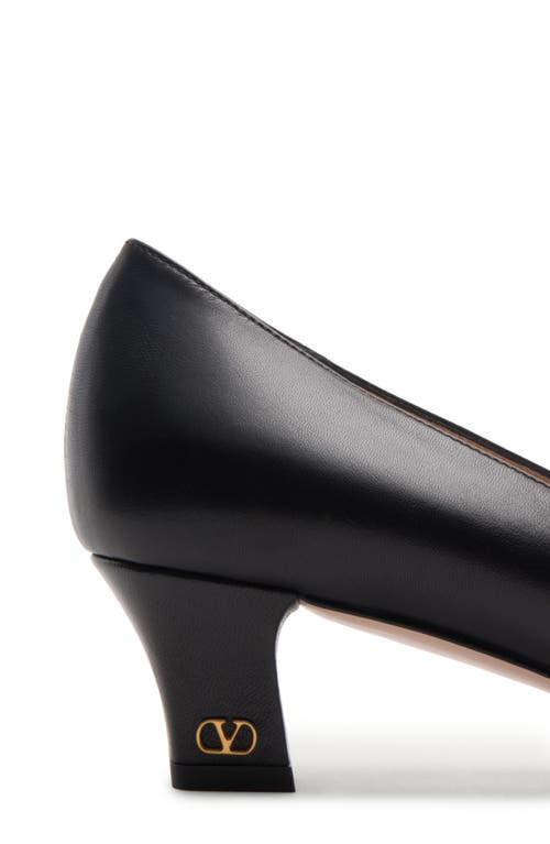 Shop Valentino Garavani Bowow Pump In Black