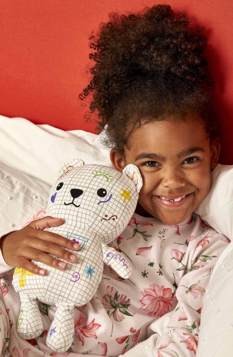 Eat Sleep Doodle Color-In Doodle Artie Bear, Alternate, color, White