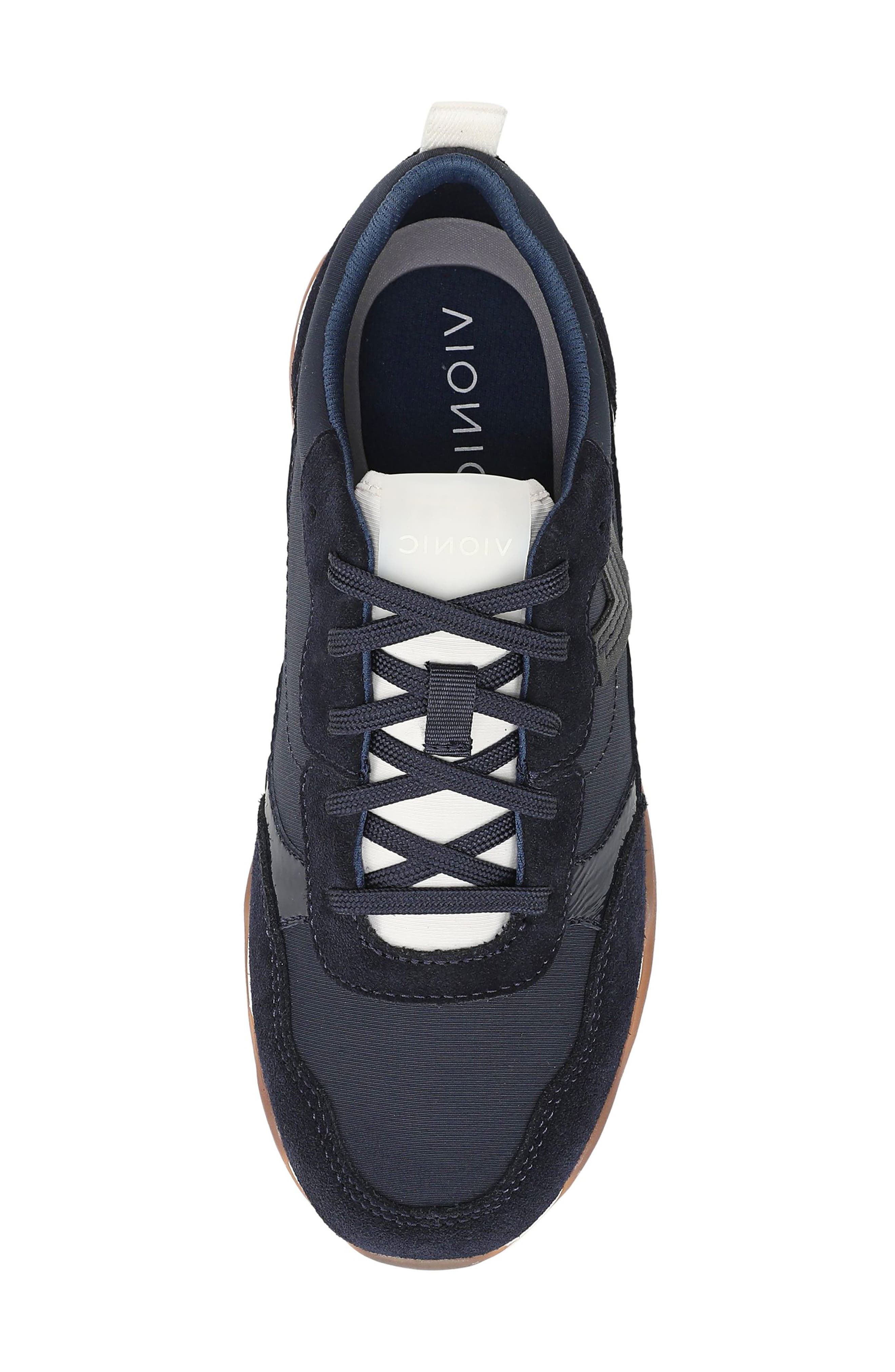 Walk Slim Glide Sneaker, Alternate, color, NAVY BLAZER SUEDE