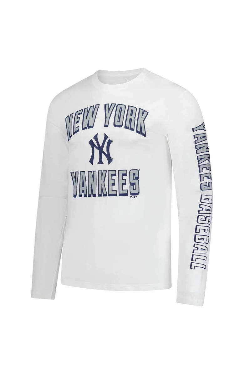 FANATICS Men's Fanatics White New York Yankees Long Sleeve T-Shirt, Alternate, color,