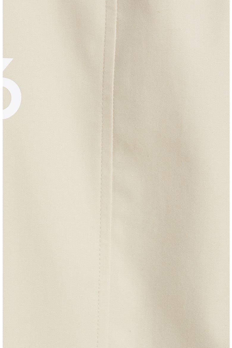 Antonia Logo Print Cotton Gabardine Car Coat, Alternate, color, STONE