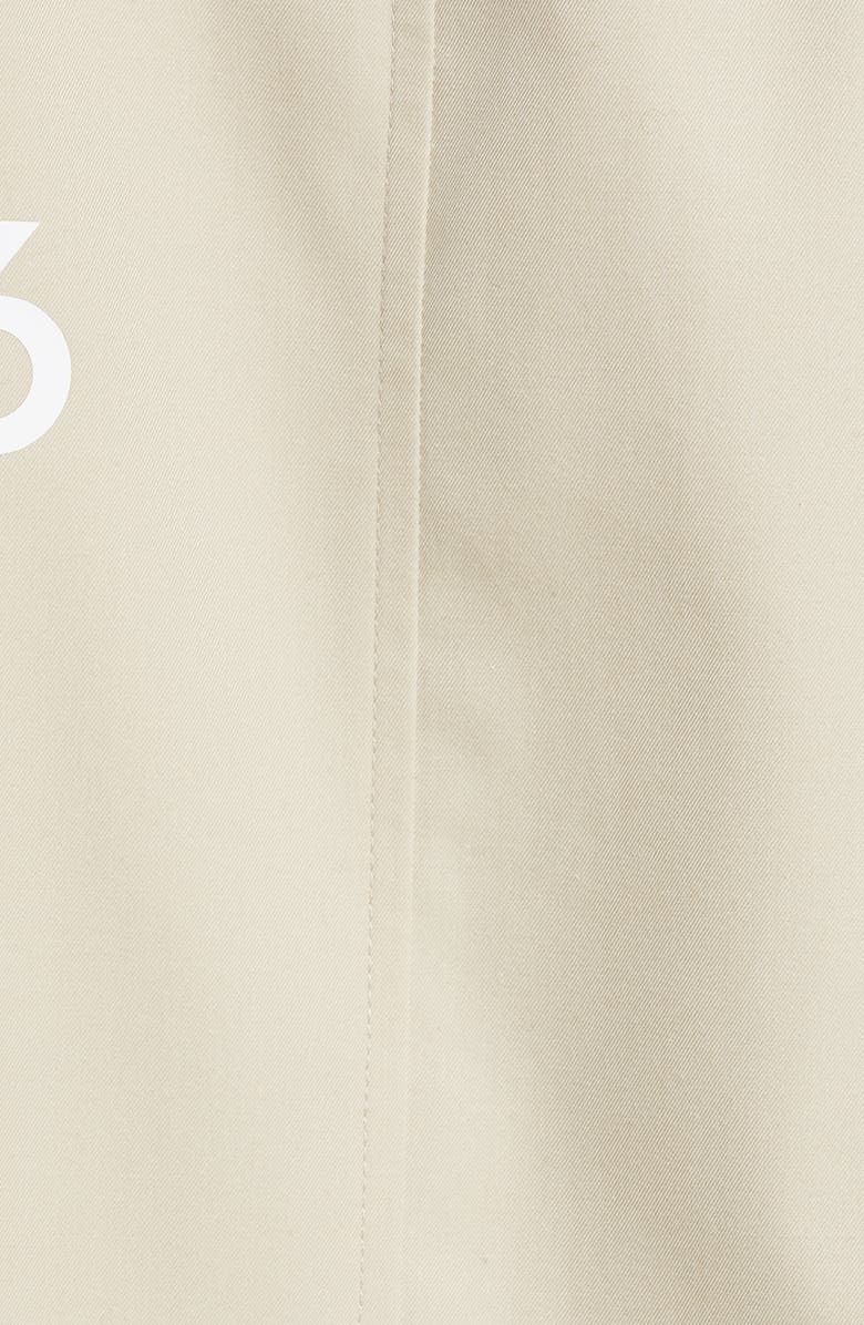 Burberry Antonia Logo Print Cotton Gabardine Car Coat, Alternate, color, 