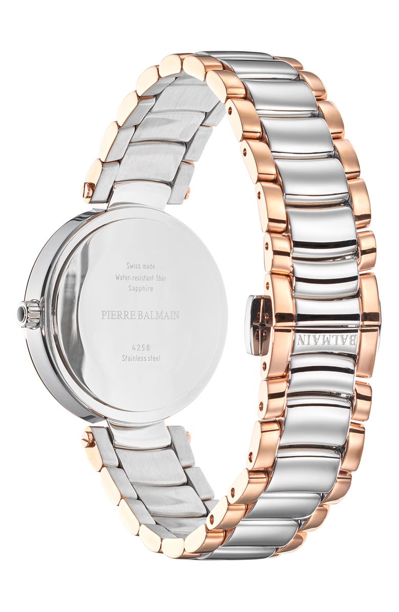 Balmain ia Bijou Watch, 33mm, Alternate, color, Two Tone Steel Rose