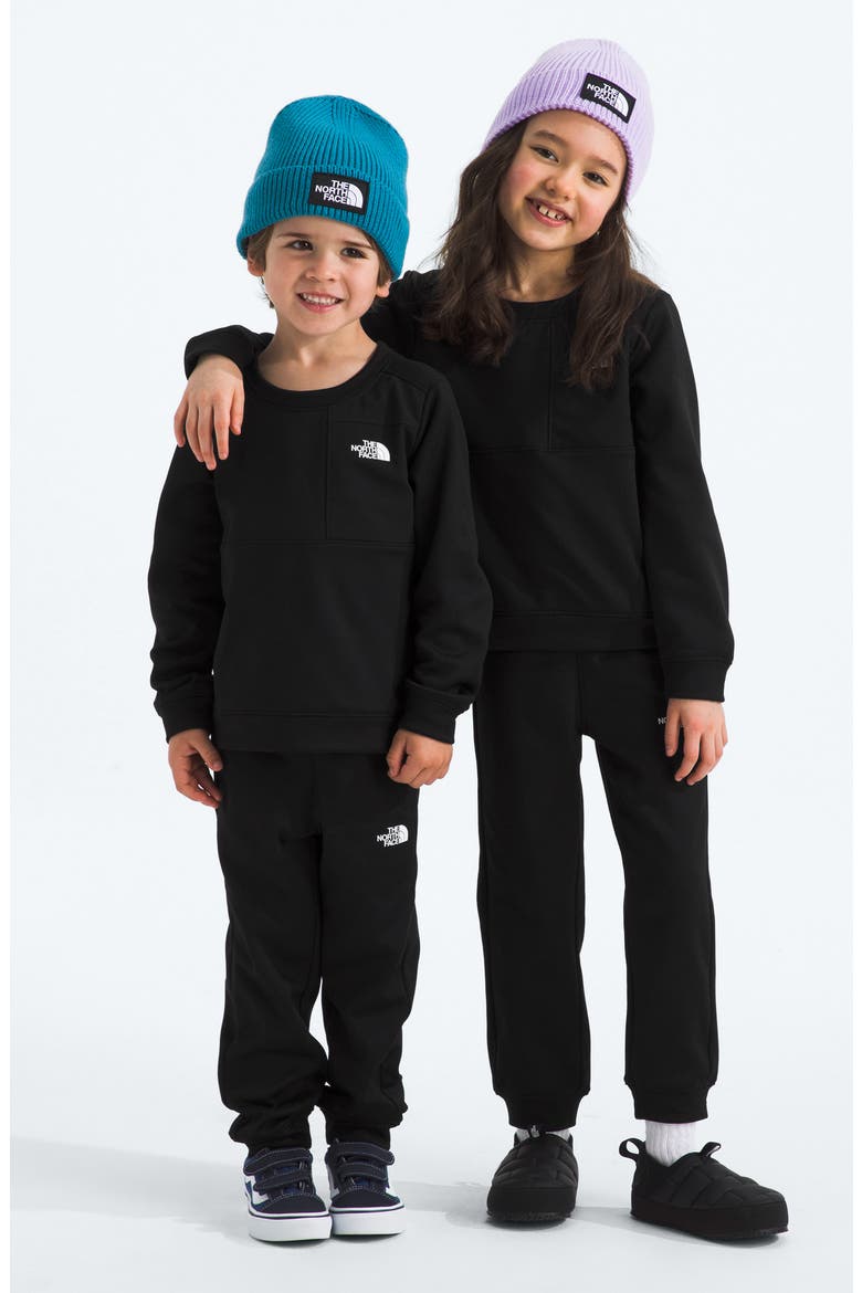 Kids' Performance Fleece Top & Leggings Set, Alternate, color, TNF BLACK