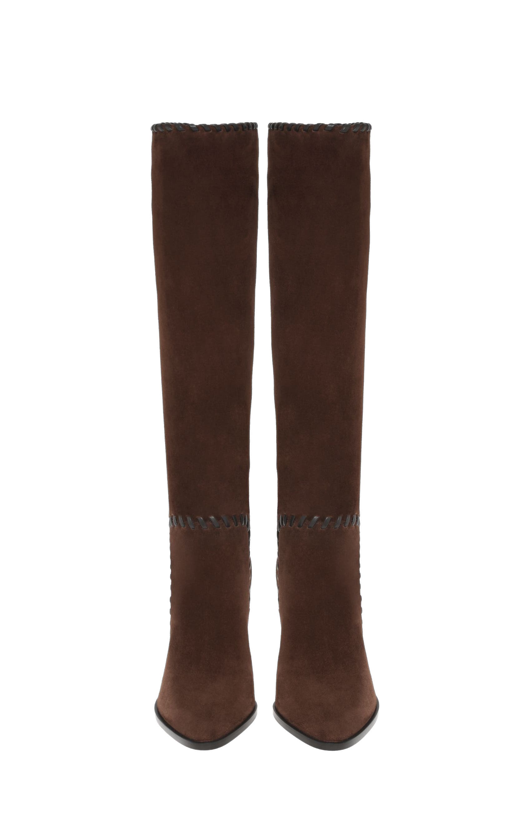 Zaira Boot, Alternate, color, Brown Suede and Lamb leather
