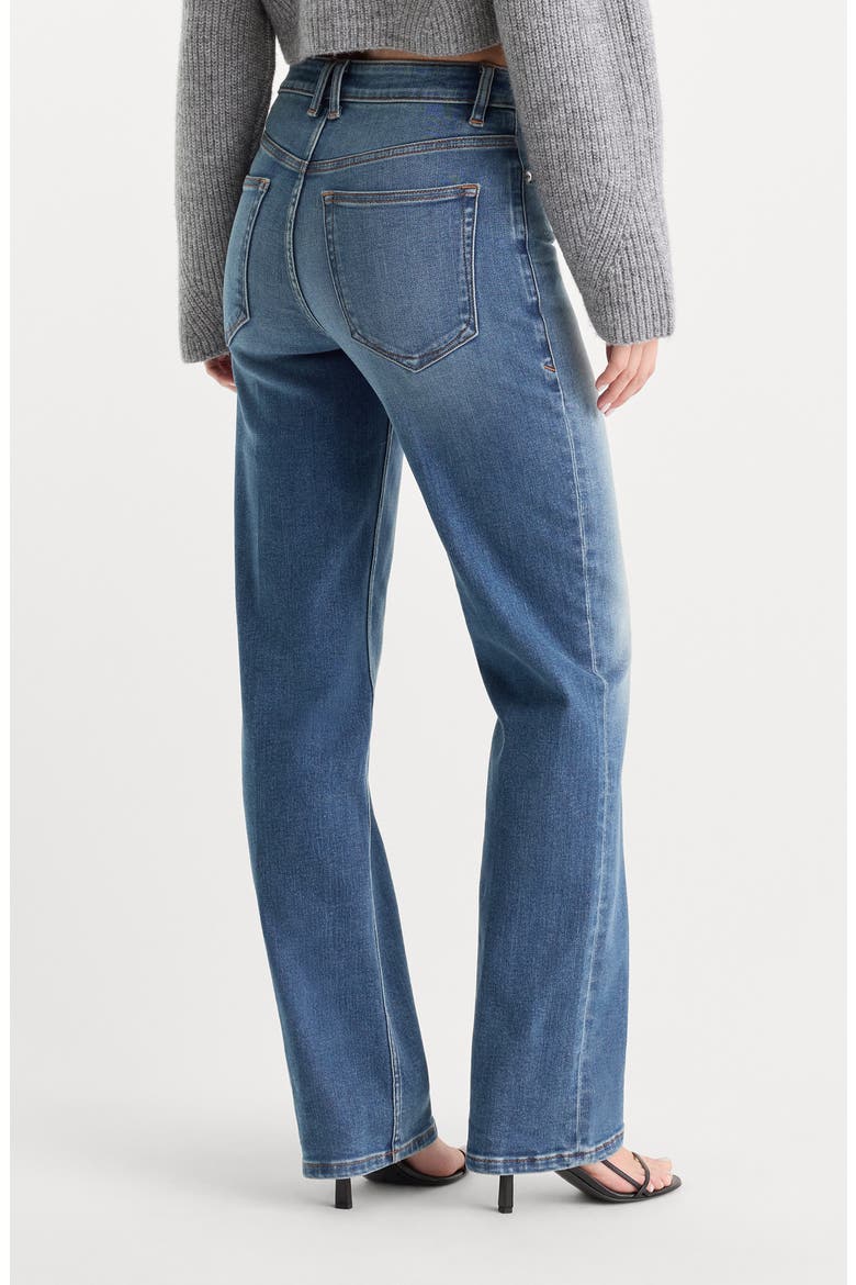 Good True High Waist Straight Leg Jeans, Alternate, color, INDIGO1327