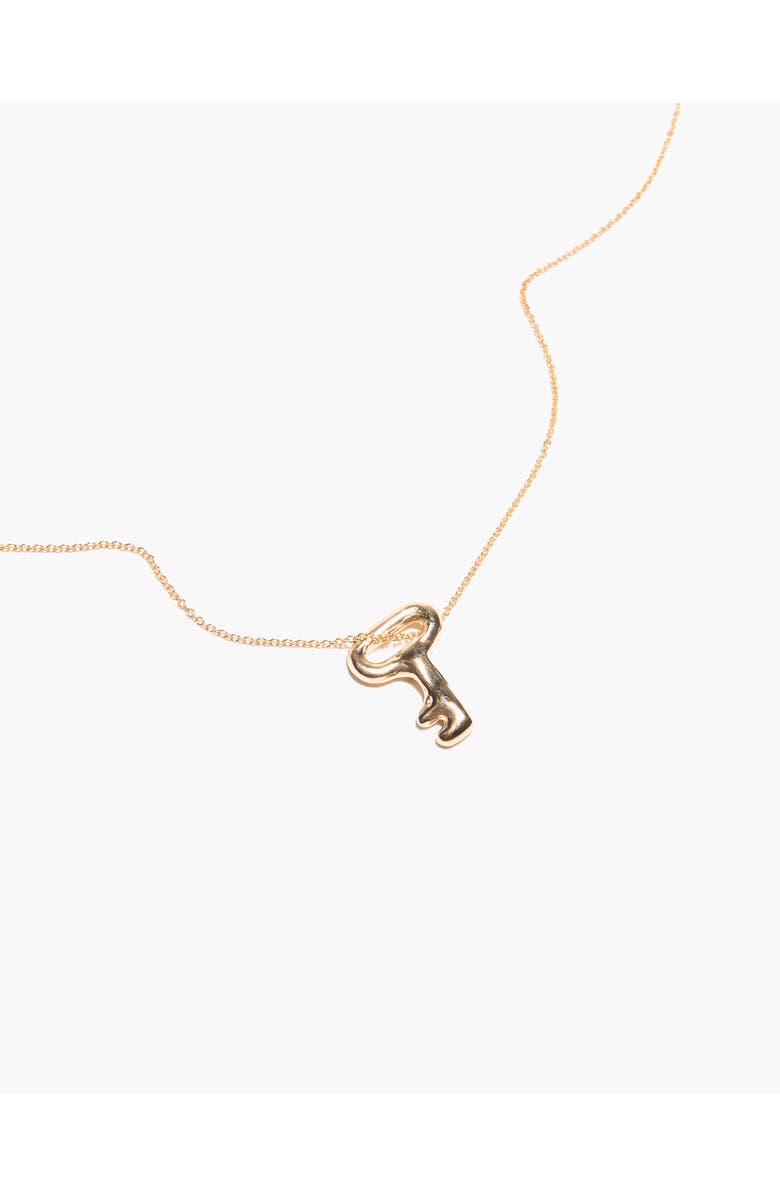 Odette New York Key Necklace, Main, color, Brass
