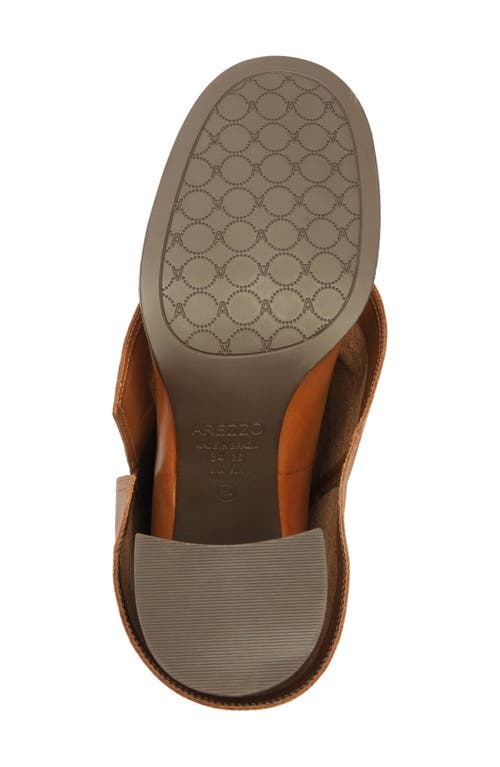 Arezzo Harper Foldover Shaft Boot In Brown