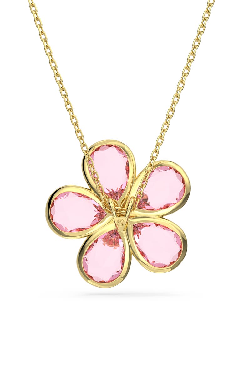 Swarovski Idyllia Crystal Pendant Necklace, Alternate, color, Pink