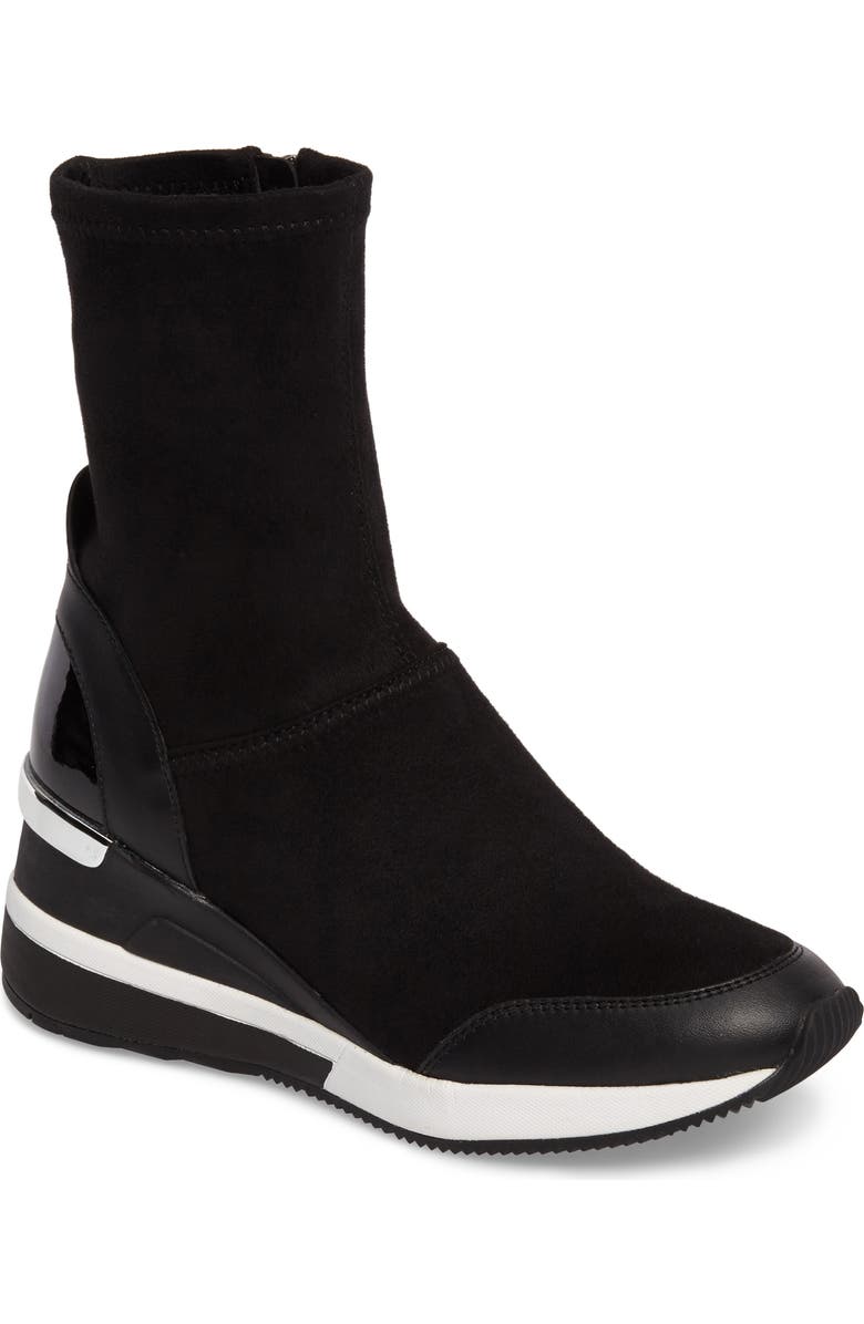 MICHAEL Michael Kors 'Ace' Wedge Sneaker Bootie, Main, color,