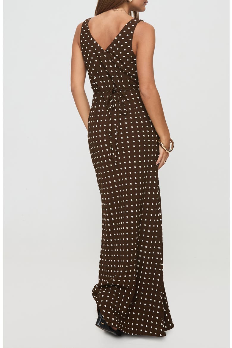 princess polly nellie polka dot dress Nellie Mini Dress Blue | Brown Polka Dot | Blue | Brown Polka Dot | Womens