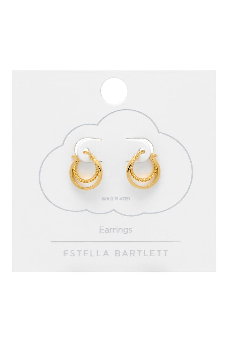Layered Hoop Earrings, Alternate, color, GOLD