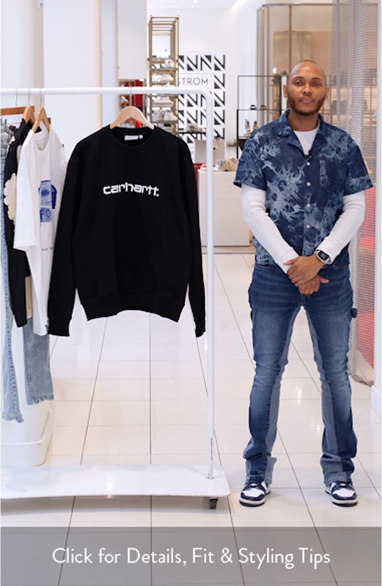 Embroidered Logo Sweatshirt, sales video thumbnail