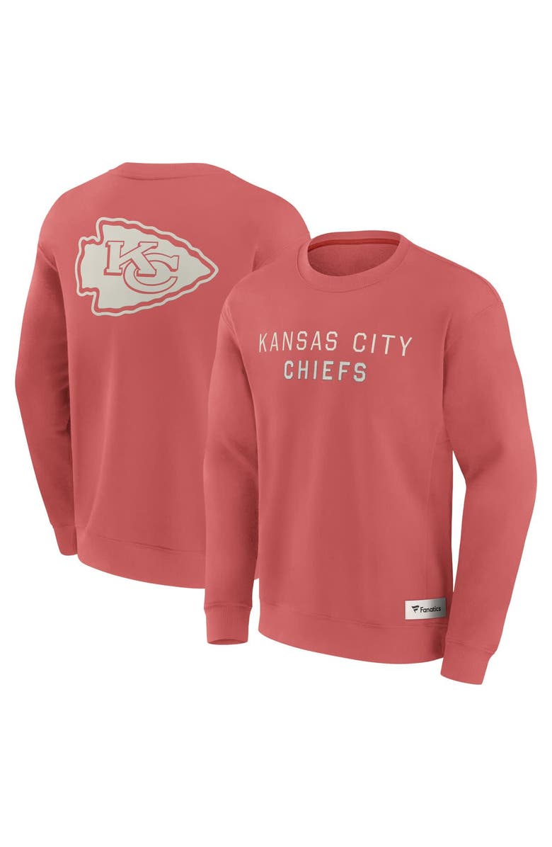 FANATICS Men's Fanatics Red Kansas City Chiefs Elements Future Ground Lettering Pullover Sweatshirt, Main, color, Red