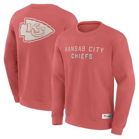 Men's Fanatics Red Kansas City Chiefs Elements Future Ground Lettering Pullover Sweatshirt