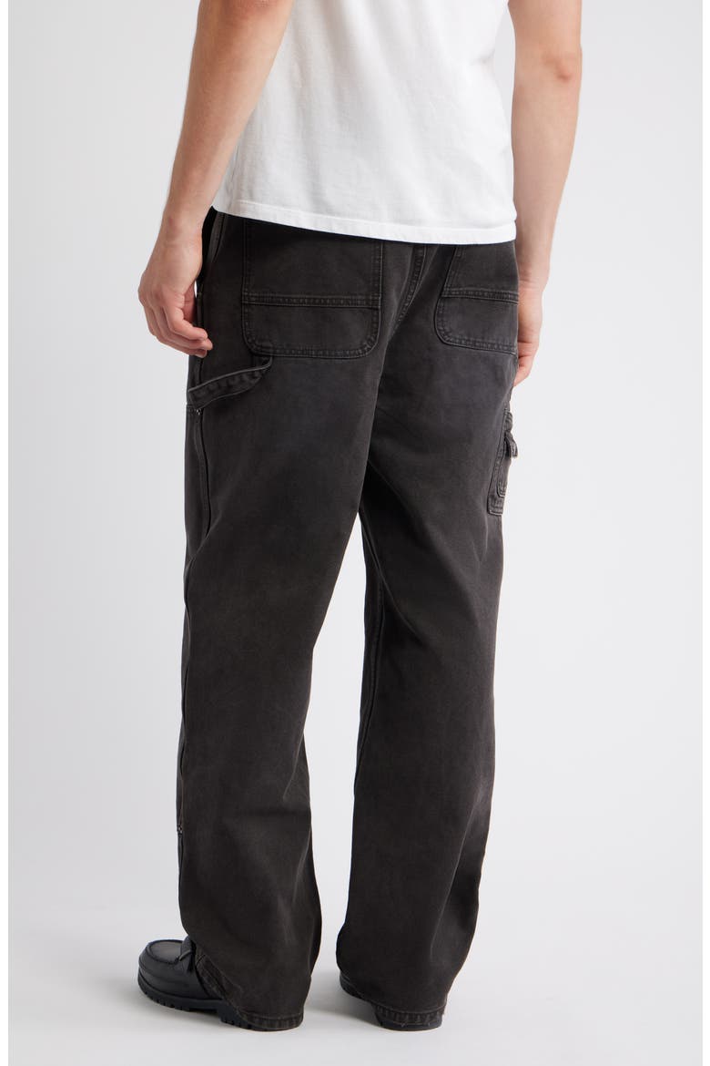 Industry Cotton Canvas Carpenter Pants, Alternate, color, BLACK