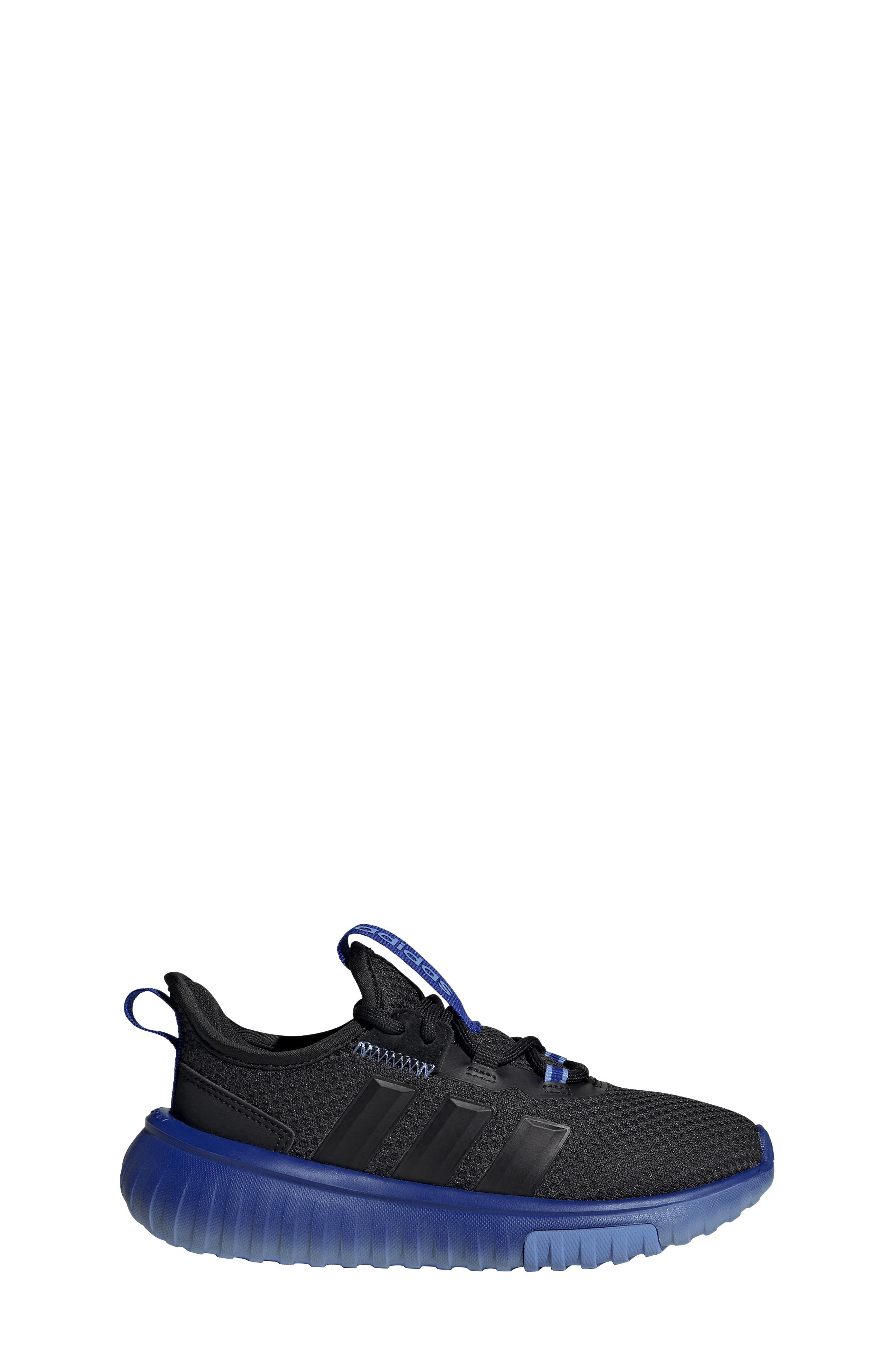 adidas Kids' Kaptir Flow 4.0 Sneaker, Alternate, color, Black/ Black/ Lucid Blue