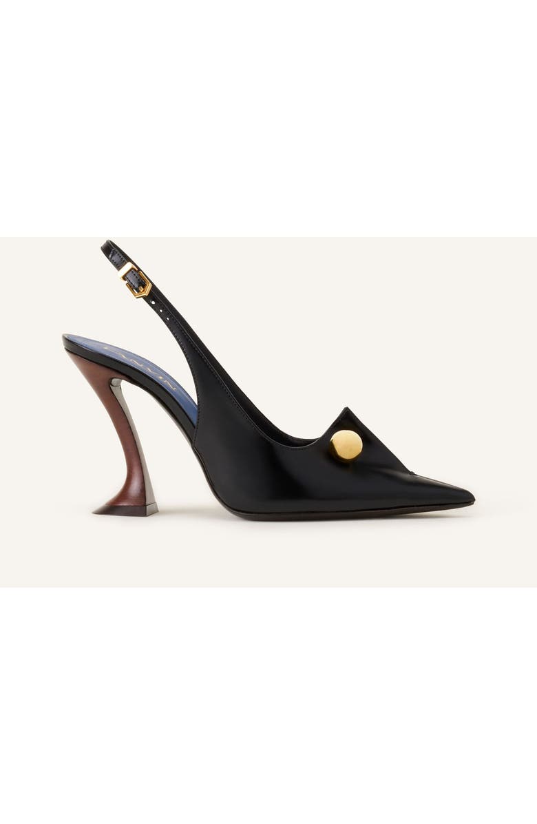 Lanvin Affinity Arch Slingback, Main, color, Black