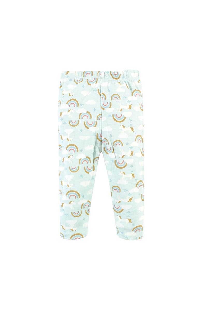 Hudson Baby Girl's Long-Sleeve Bodysuit, Pants, and Footwear Outfit, Alternate, color, Magical Rainbow Long Sleeve