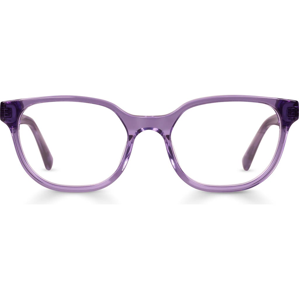 Eyebobs Midd Perception 52mm Cat Eye Reading Glasses In Lavender Crystal