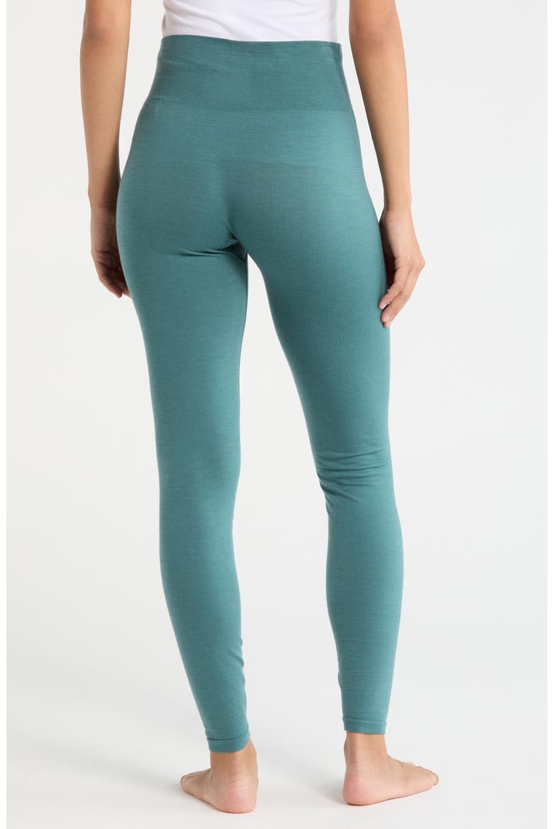Intraknit All Season Merino Wool Blend Base Layer Leggings, Alternate, color, DUSTY TEAL