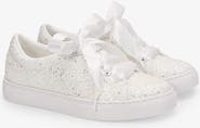 Kailee P Lucy Rock Glitter Wedding Platform Sneakers