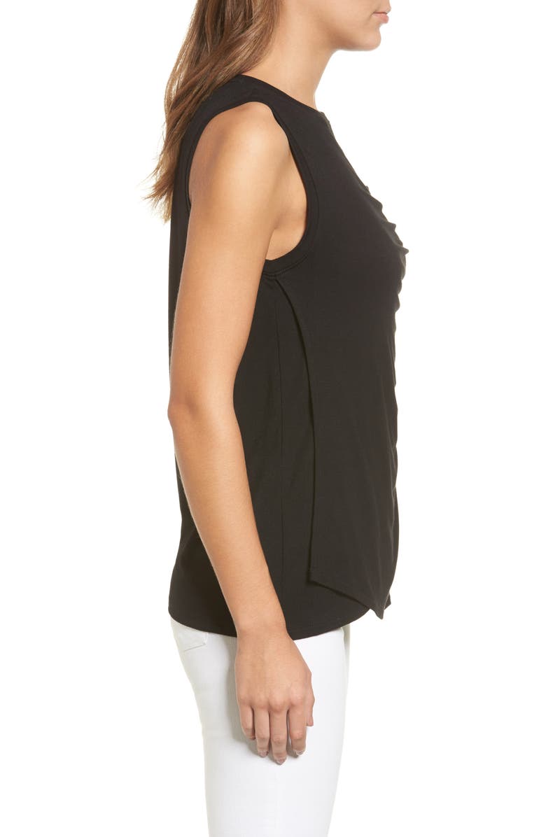 Halogen<sup>®</sup> Ruched Drape Front Tank, Alternate, color,