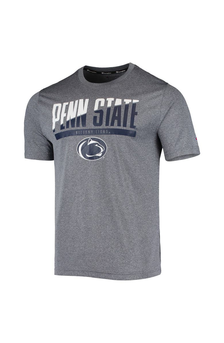Champion Men's Champion Gray Penn State Nittany Lions Wordmark Slash T-Shirt, Alternate, color, 