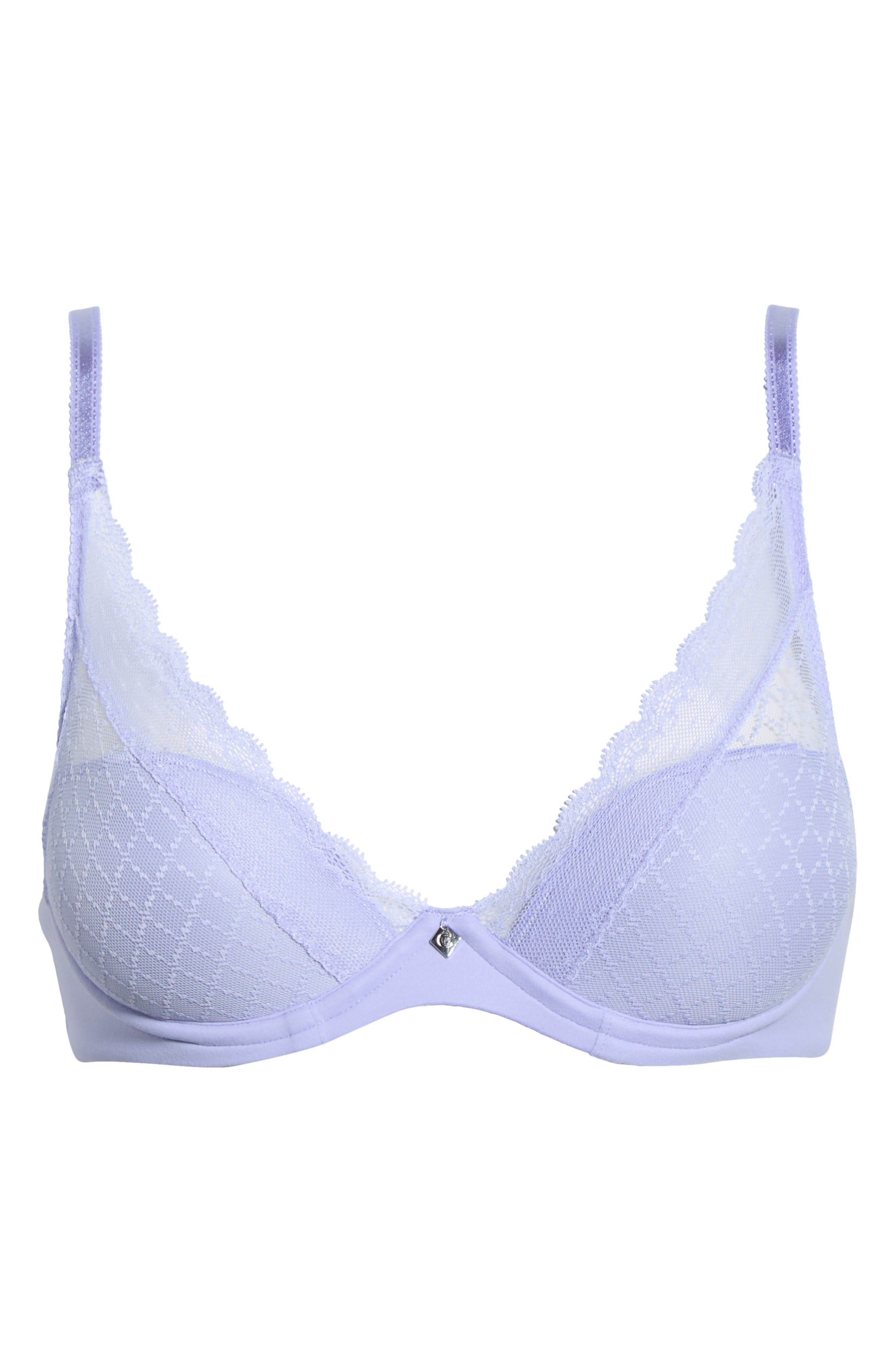 Chantelle Lingerie Norah Chic Underwire Plunge Bra In Blue