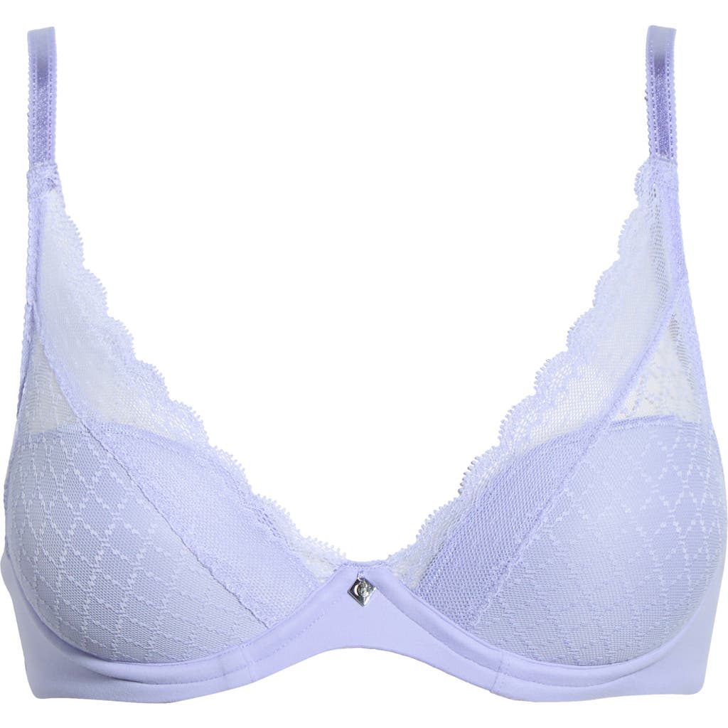 Chantelle Lingerie Norah Chic Underwire Plunge Bra In Blue