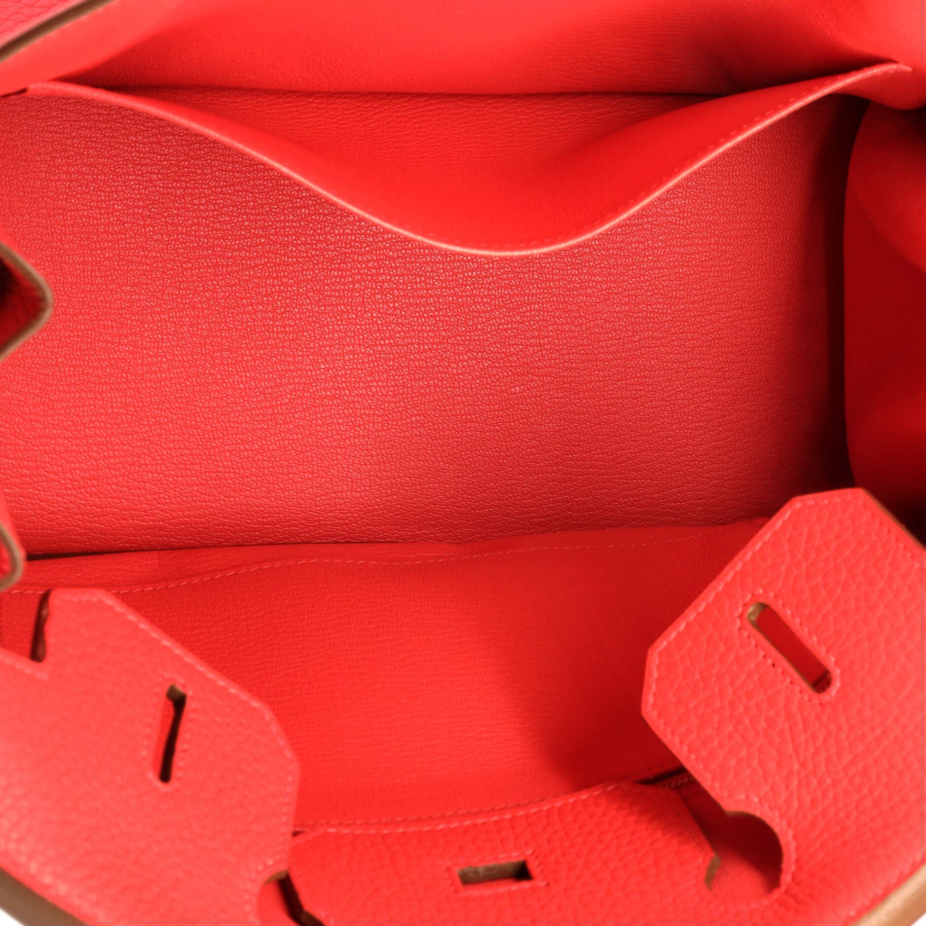 Pre-Owned Hermes Birkin Handbag Pink Clemence with Palladium Hardware 30, Alternate, color, 