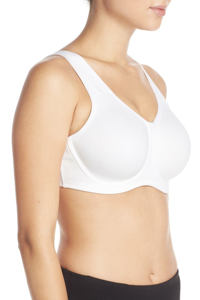 Simone Seamless Underwire Sports Bra, Alternate, color, WHITE