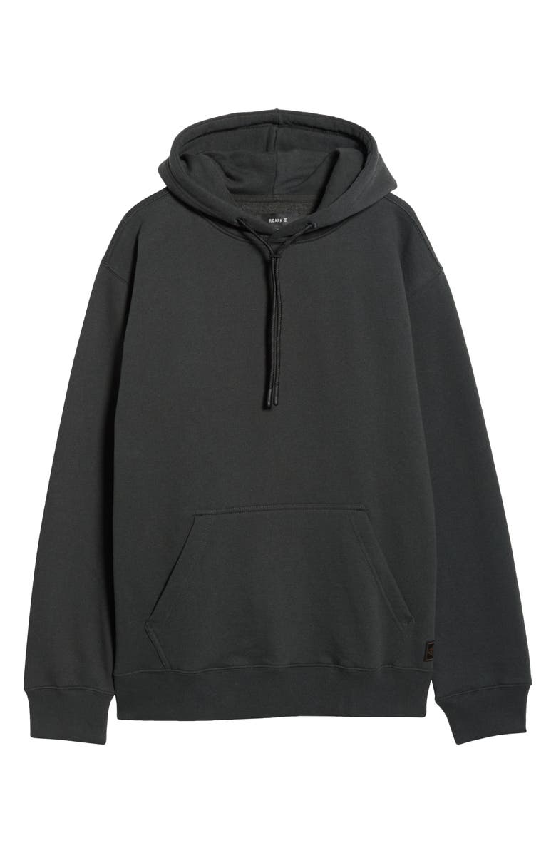 Roark Bolo Fleece Hoodie, Main, color, Onyx